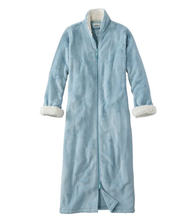 Women's Wicked Plush Robe, Full-Zip - LLBeanoutlets