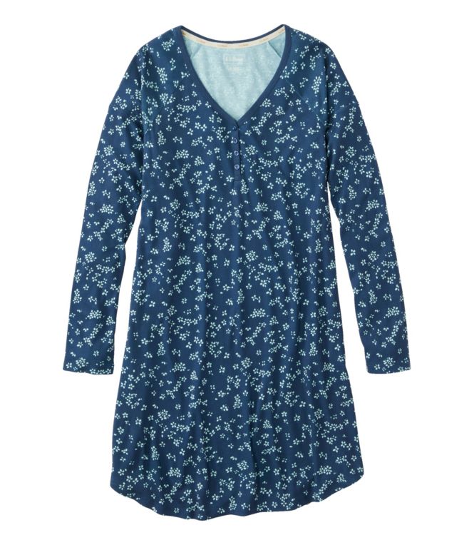 Women's Restorative Sleepwear, Sleep Dress Print - LLBeanoutlets