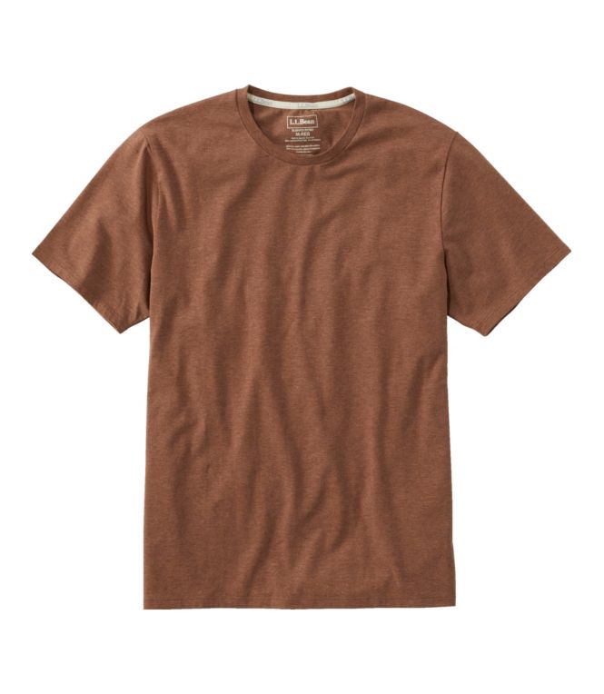 Men's Comfort Stretch Pima Tee Shirt, Short-Sleeve - LLBeanoutlets