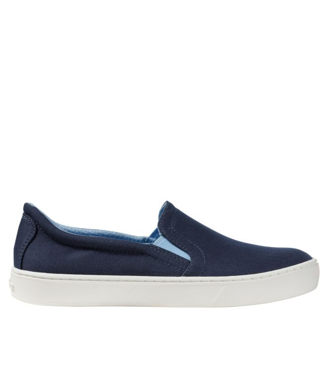 Women's Eco Bay Canvas Sneakers, Slip-On - LLBeanoutlets