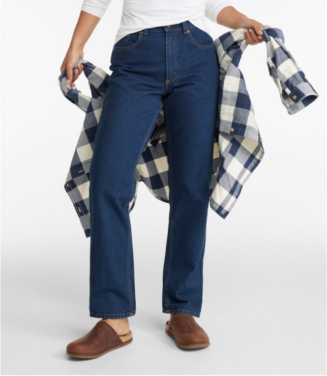Women's Double L? Jeans, Ultra High-Rise Straight-Leg - LLBeanoutlets