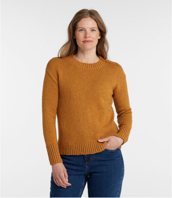 Women's Cotton Ragg Sweater, Crewneck - LLBeanoutlets