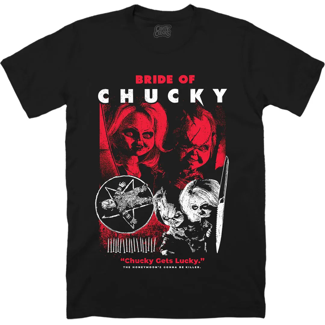 BRIDE OF CHUCKY: KILLER HONEYMOON - T-SHIRT (GLOW IN THE DARK) - LLBeanoutlets