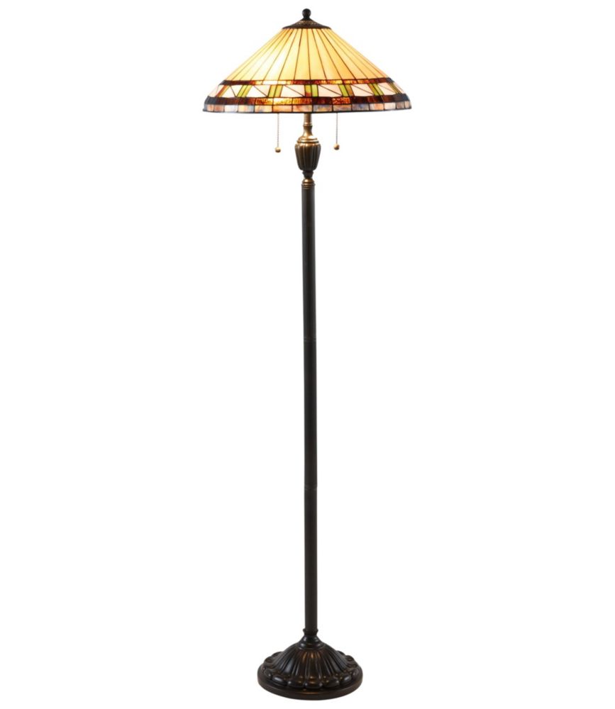 Bradbury Art Glass Floor Lamp - LLBeanoutlets