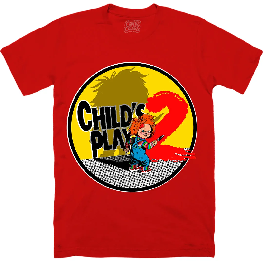 CHILD’S PLAY 2: IT’S PLAYTIME - T-SHIRT (BLOOD RED) - LLBeanoutlets