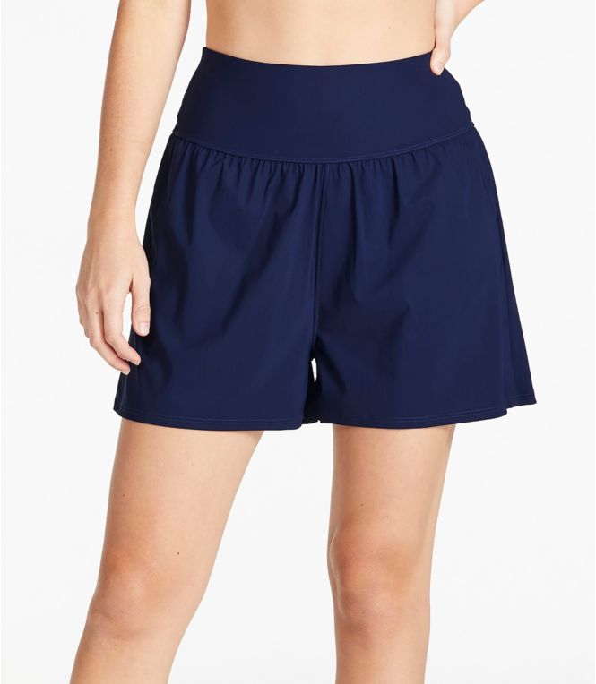 Women's Shaping Swimwear, Soft-Drape Swim Shorts - LLBeanoutlets