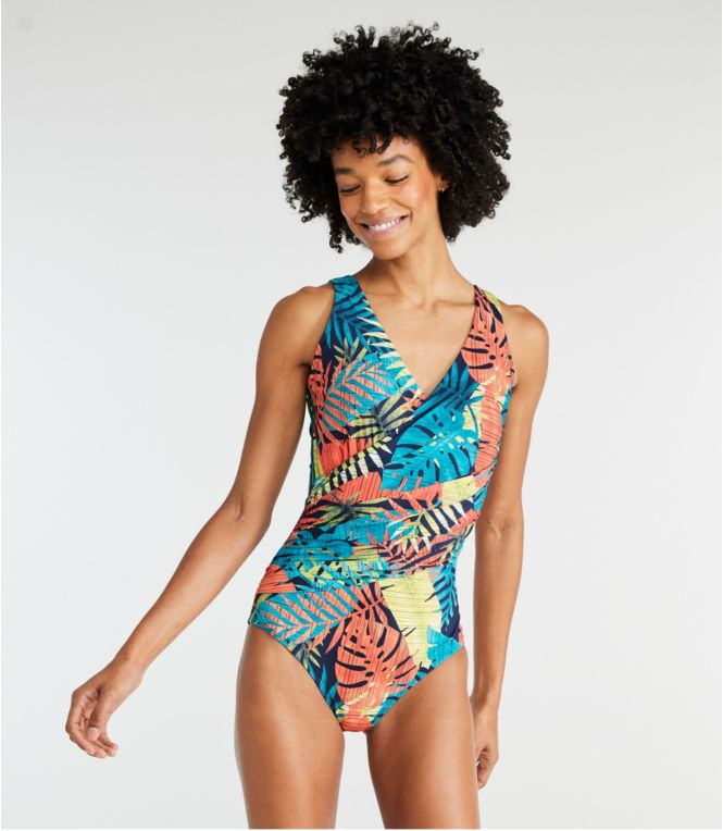 Women's Shaping Swimwear, Tanksuit Print - LLBeanoutlets