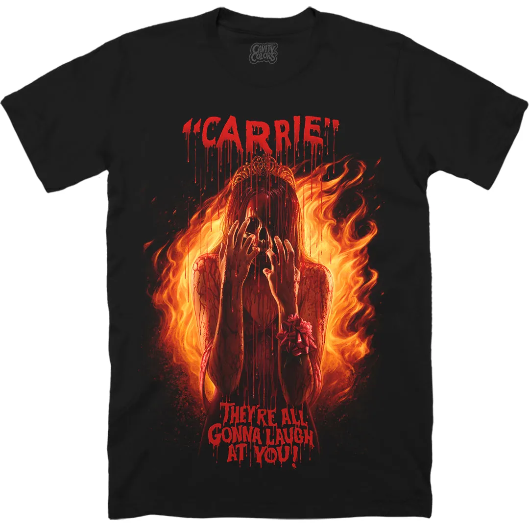 CARRIE: THEY'RE ALL GONNA LAUGH AT YOU - T-SHIRT - LLBeanoutlets