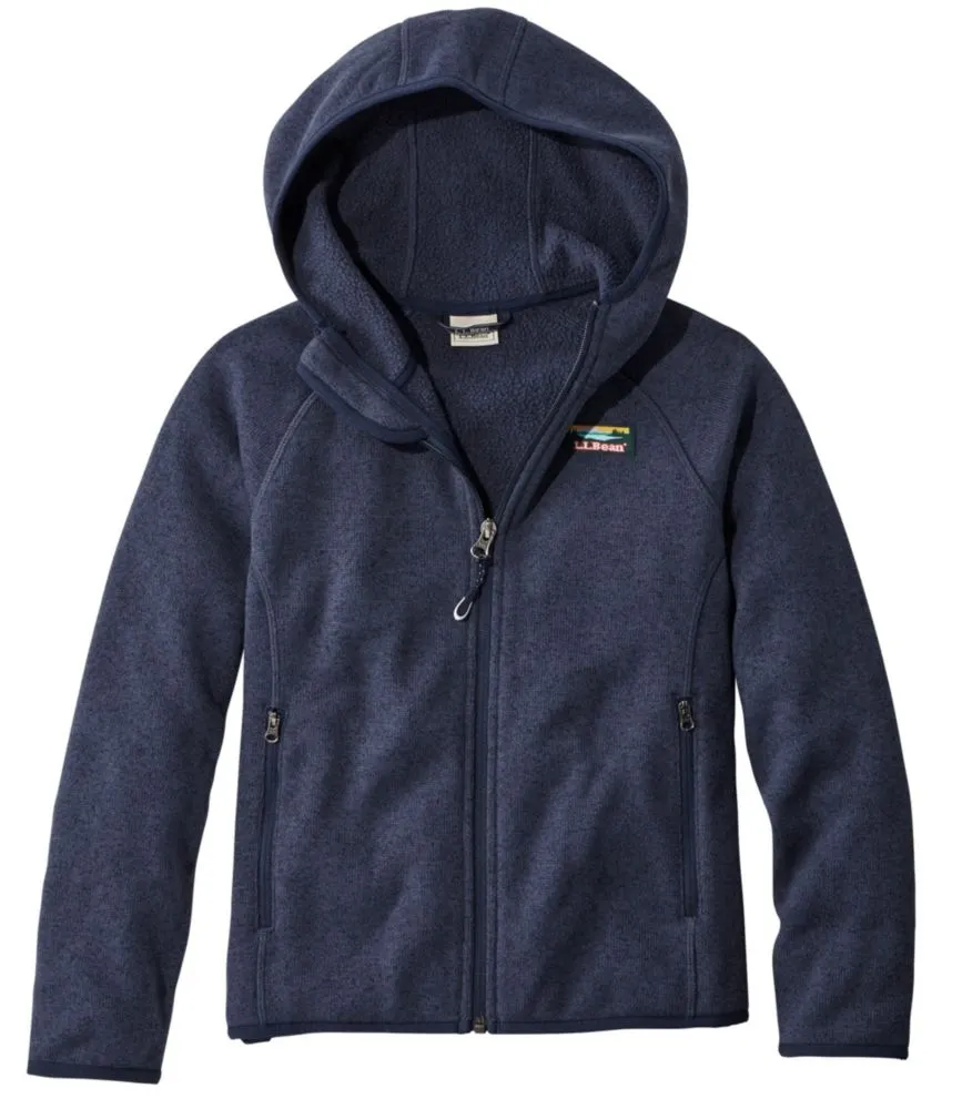 Kids' L.L.Bean Sweater Fleece, Hooded - LLBeanoutlets
