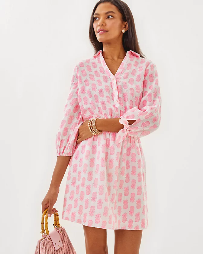 Abralynn Linen Shirtdress - LLBeanoutlets