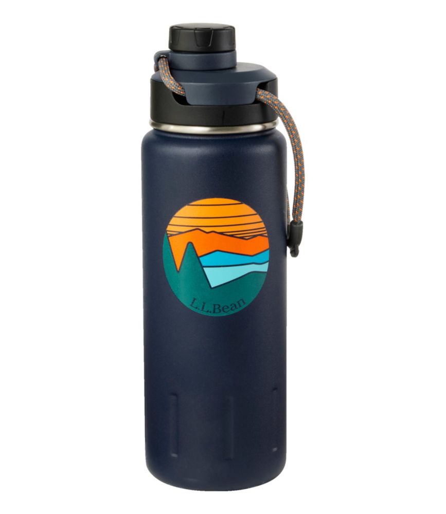 L.L.Bean Insulated Bean Canteen Water Bottle, Print 24 oz. - LLBeanoutlets