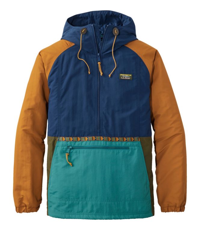 Men's Mountain Classic Insulated Anorak, Multi-Color - LLBeanoutlets