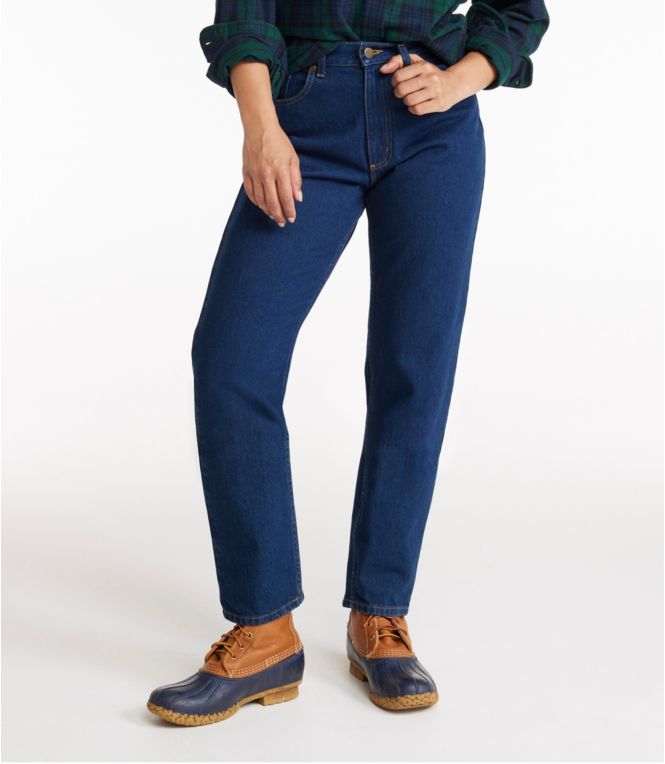 Women's Double L? Jeans, Ultra High-Rise Relaxed Tapered-Leg - LLBeanoutlets