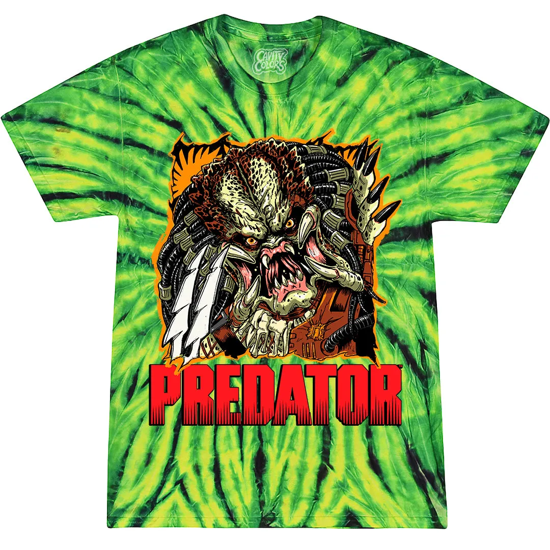 PREDATOR: SPINE RIPPER - T-SHIRT (THERMAL VISION TIE DYE) - LLBeanoutlets