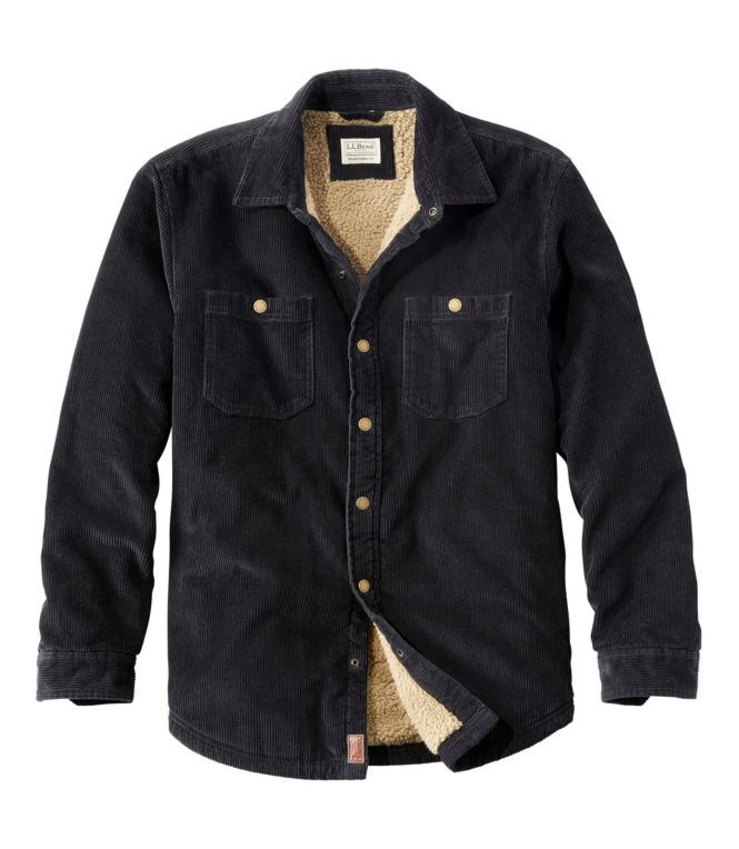 Men's 1912 Heritage Lined Shirt Jac, Corduroy - LLBeanoutlets