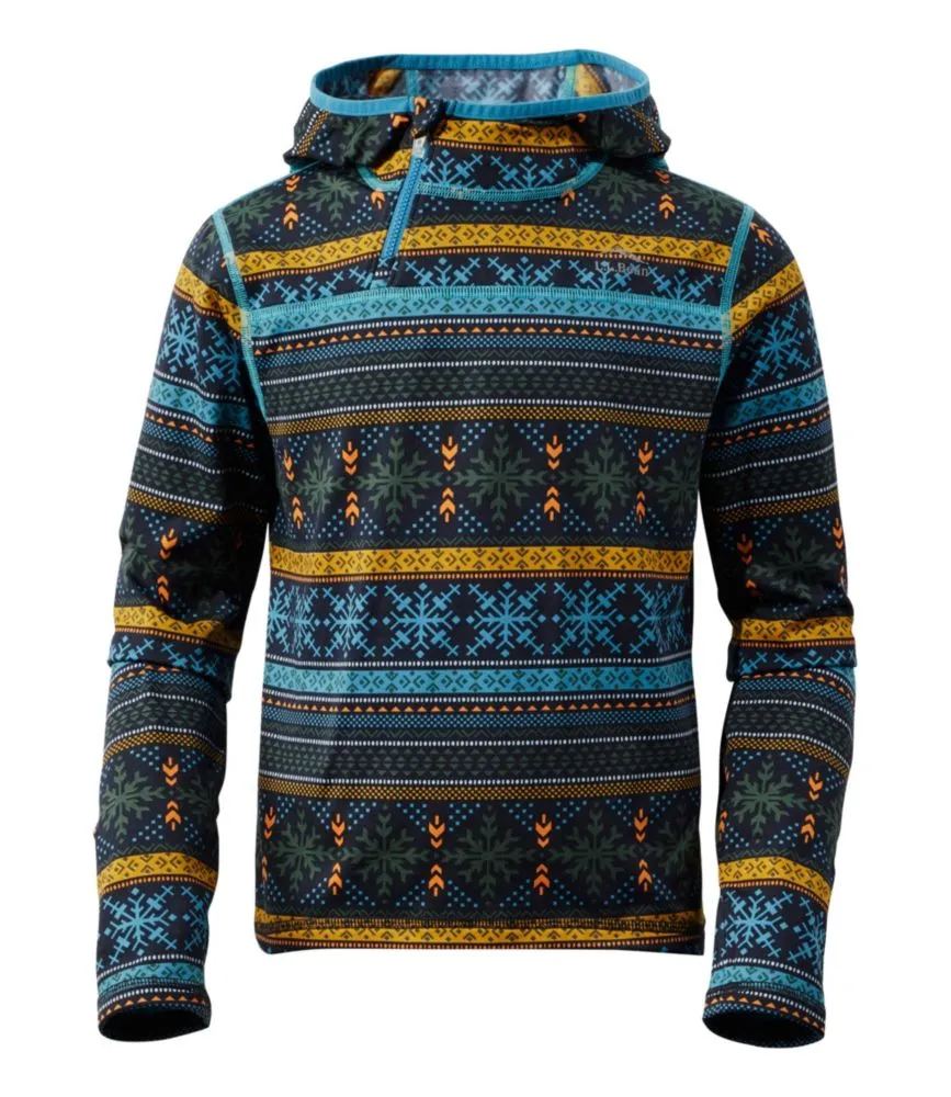 Kids' Wicked Warm Long Underwear, Expedition-Weight Balaclava Print Top - LLBeanoutlets