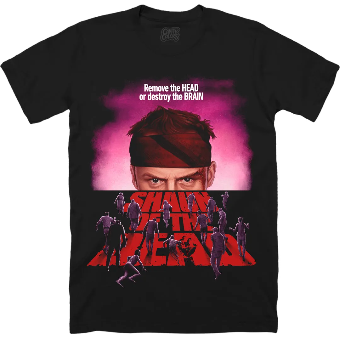 SHAUN OF THE DEAD: DESTROY THE BRAIN - T-SHIRT - LLBeanoutlets