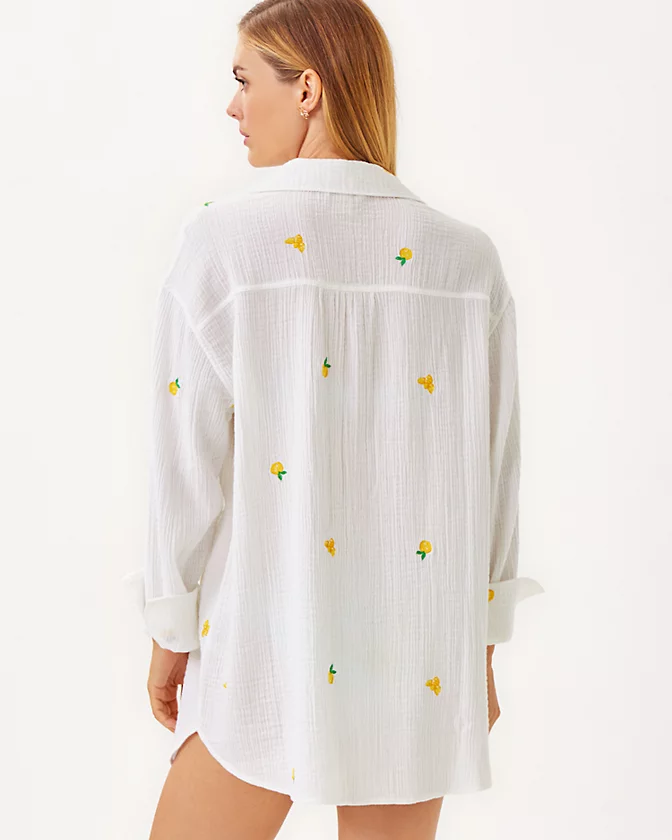 Kwitney Long Sleeve Cover-Up - LLBeanoutlets