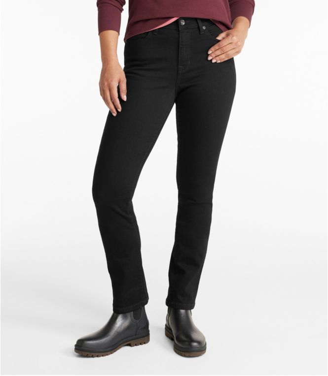 Women's True Shape Jeans, High-Rise Slim-Leg - LLBeanoutlets