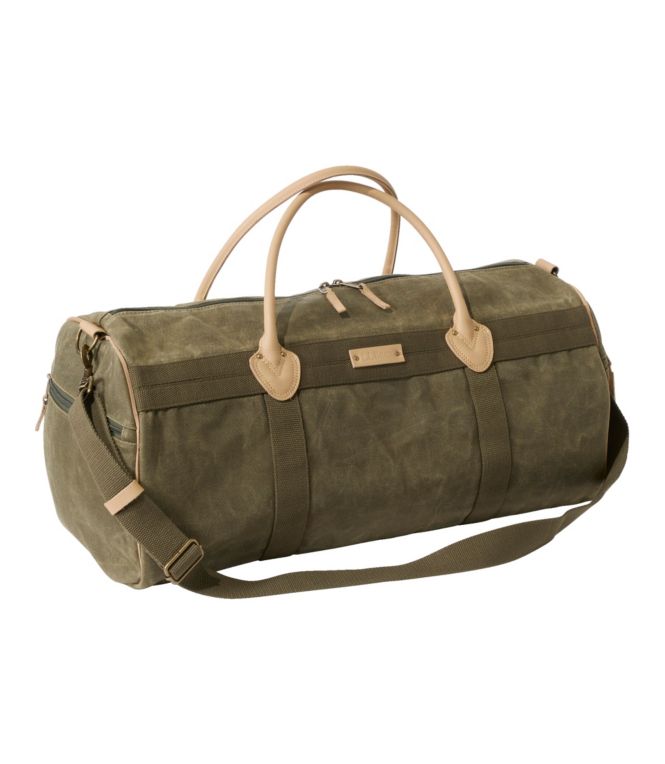Waxed Canvas Duffle, Medium - LLBeanoutlets