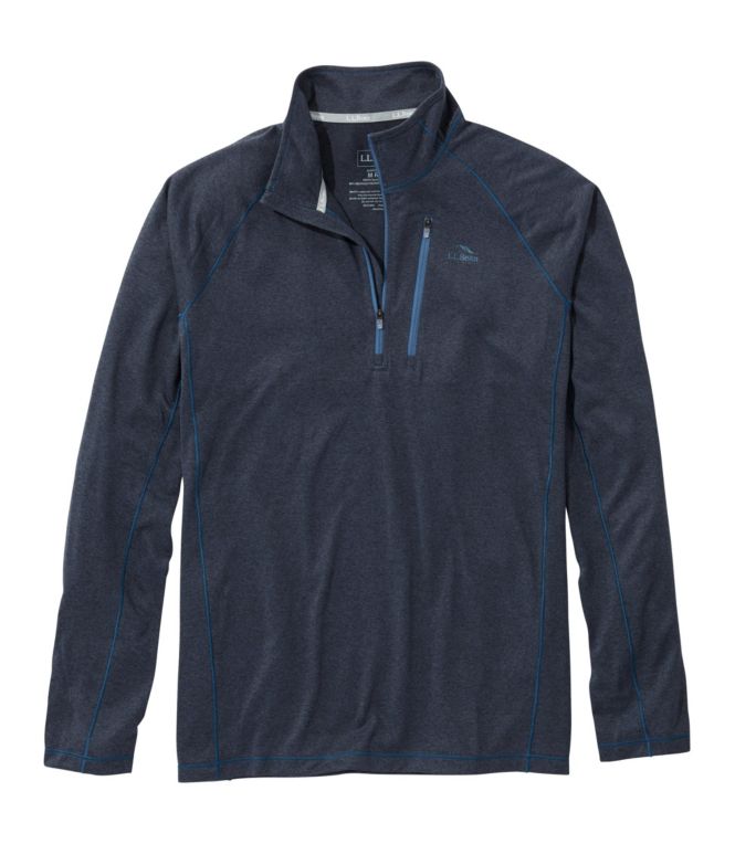Men's Bean's Quick Dry Trail Tee 1/4 Zip - LLBeanoutlets