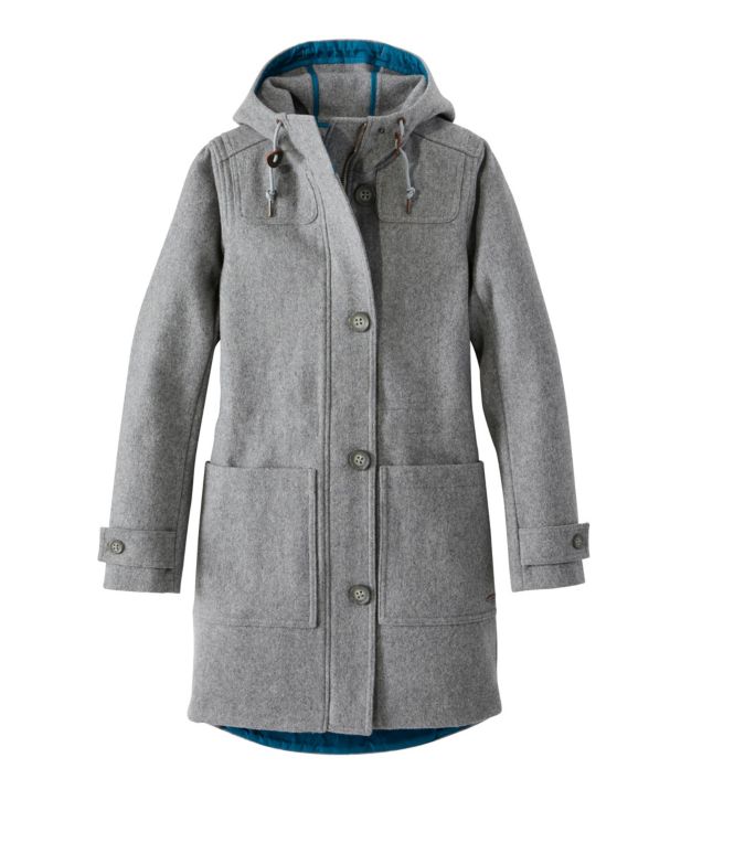 Women's Bean's West End Wool Coat - LLBeanoutlets