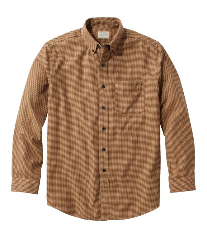 Men's Wicked Good Flannel Shirt, Traditional Fit, Houndstooth - LLBeanoutlets