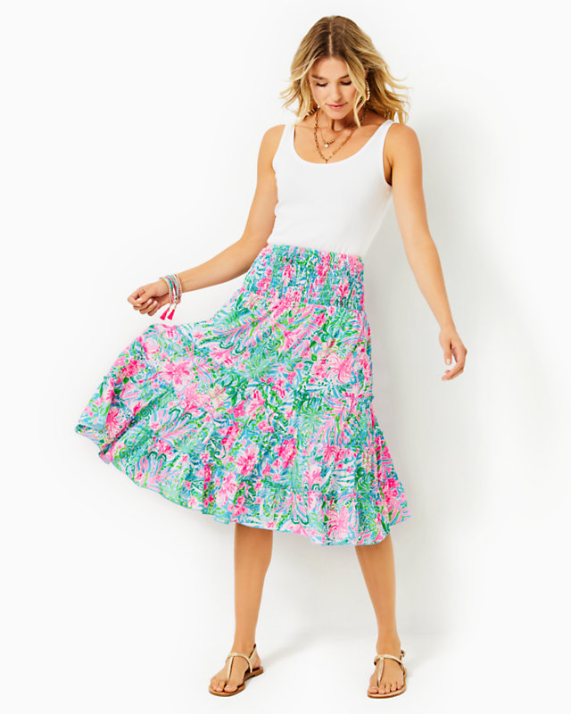 Deavan Midi Skirt - LLBeanoutlets