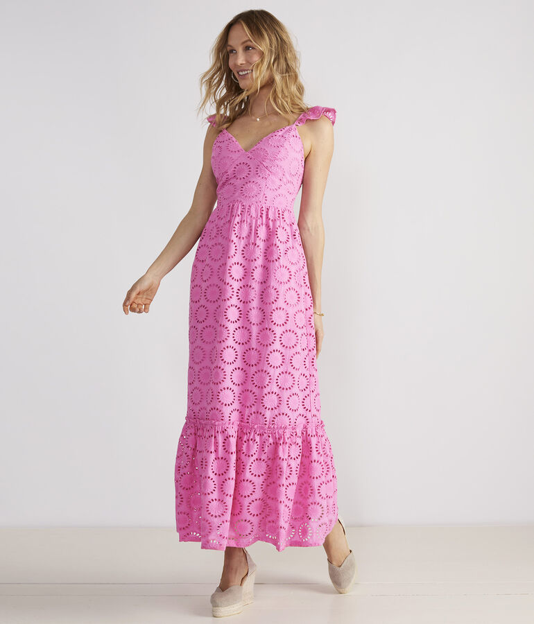 Eyelet Maxi Dress - LLBeanoutlets