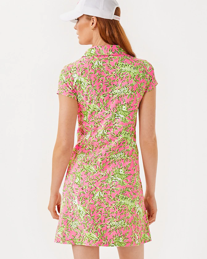 UPF 50+ Luxletic Frida Scallop Polo Dress - LLBeanoutlets