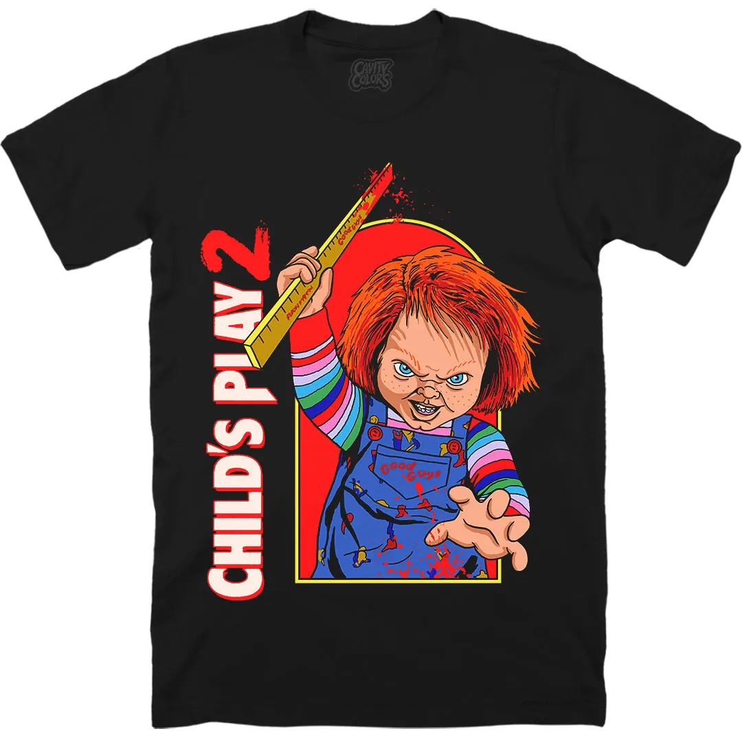 CHILD’S PLAY 2: VERY NAUGHTY - T-SHIRT (BLACK) - LLBeanoutlets