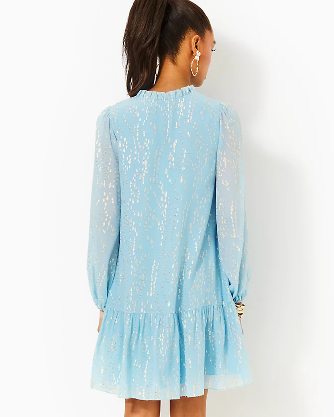 Evaline Silk Dress - LLBeanoutlets