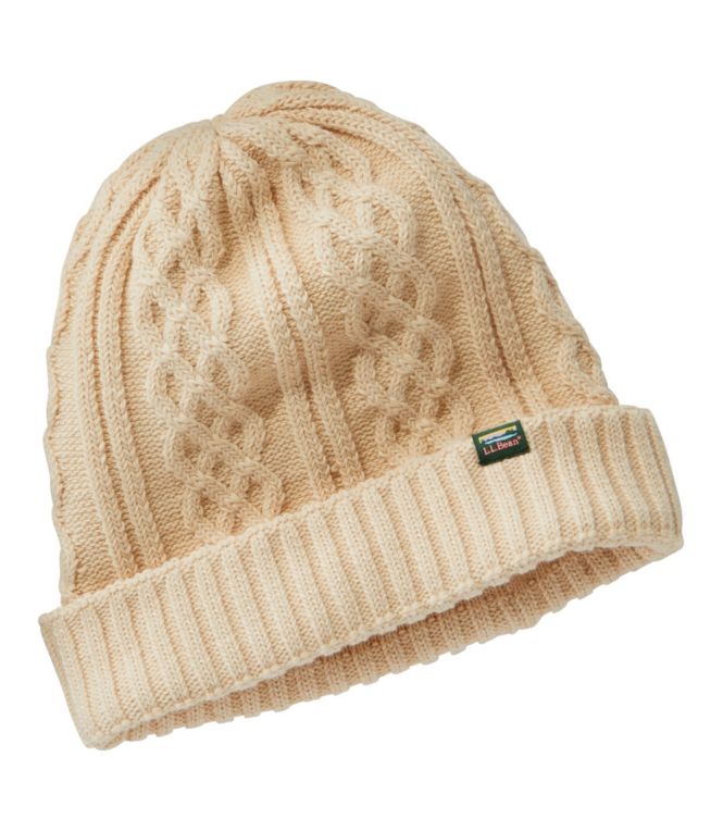 Adults' L.L.Bean Cable Knit Hat - LLBeanoutlets