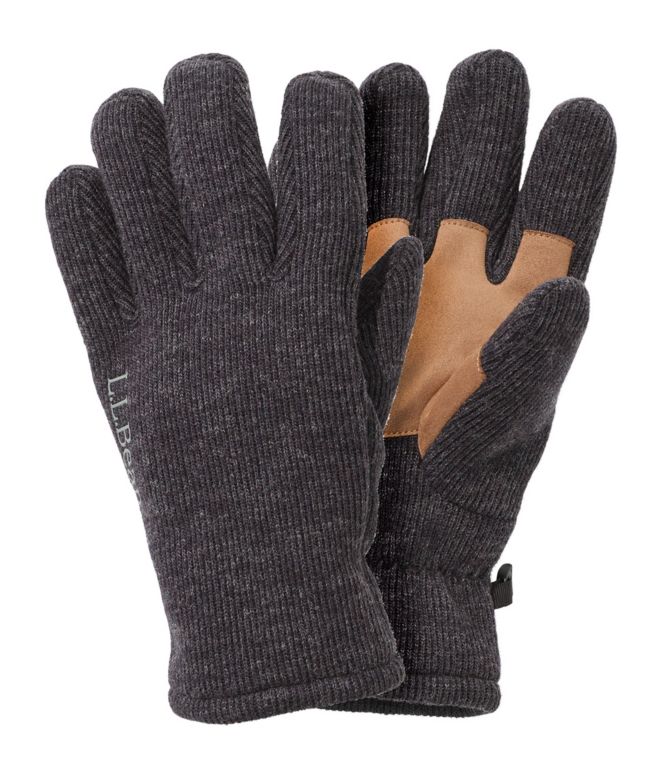 Men's Windproof Wool Gloves - LLBeanoutlets