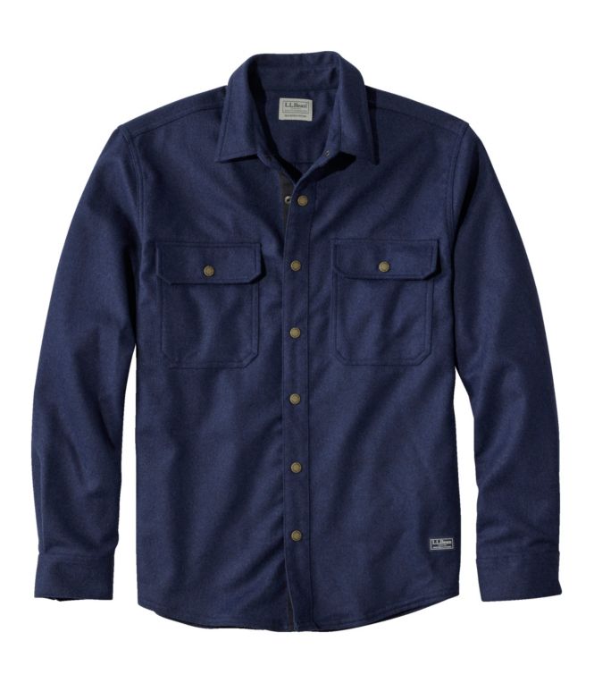 Men's Maine Guide Wool Field Shirt - LLBeanoutlets