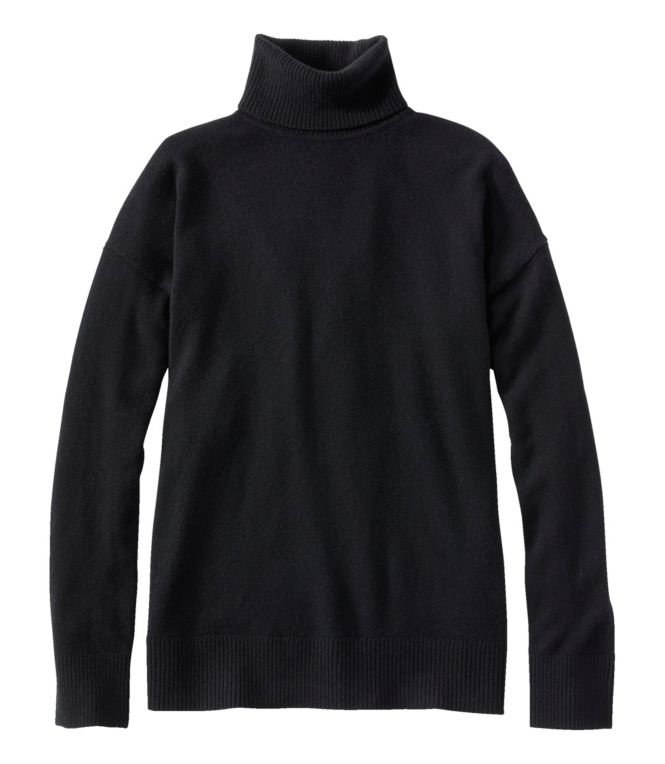 Women's Classic Cashmere Sweater, Turtleneck - LLBeanoutlets