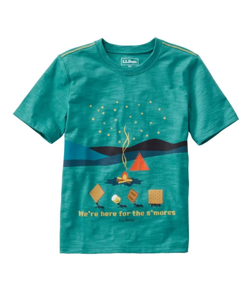 Kids' Graphic Tee, Glow-in-the-Dark - LLBeanoutlets