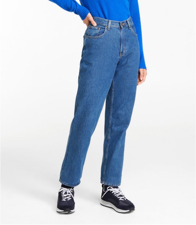 Women's Double L? Jeans, Ultra High-Rise Relaxed Tapered-Leg - LLBeanoutlets