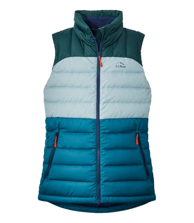 Women's Bean's Down Vest, Reflective - LLBeanoutlets
