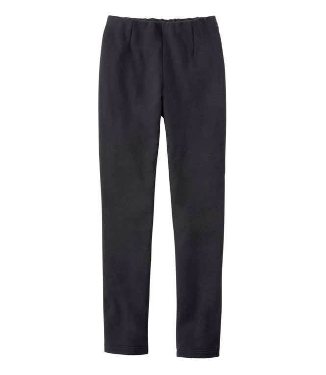 Women's Perfect Fit Pants, Fleece-Backed Slim-Leg - LLBeanoutlets