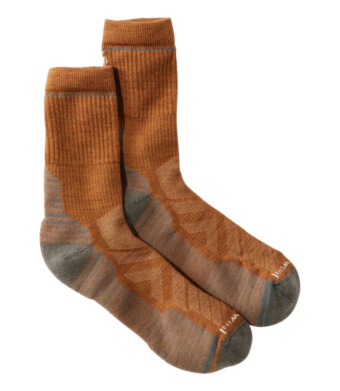 Men's Smartwool Hike Light Cushion Socks, Mid-Crew - LLBeanoutlets