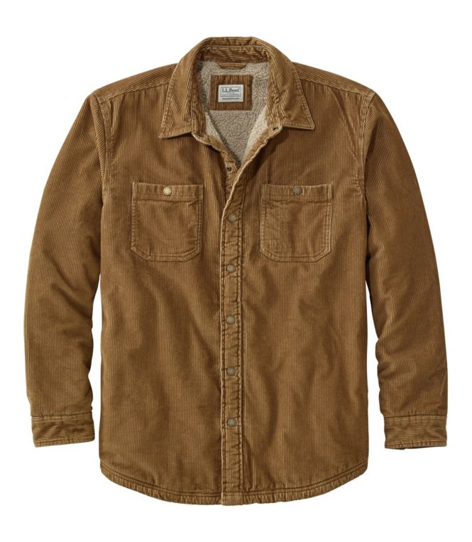 Men's 1912 Heritage Lined Shirt Jac, Corduroy - LLBeanoutlets