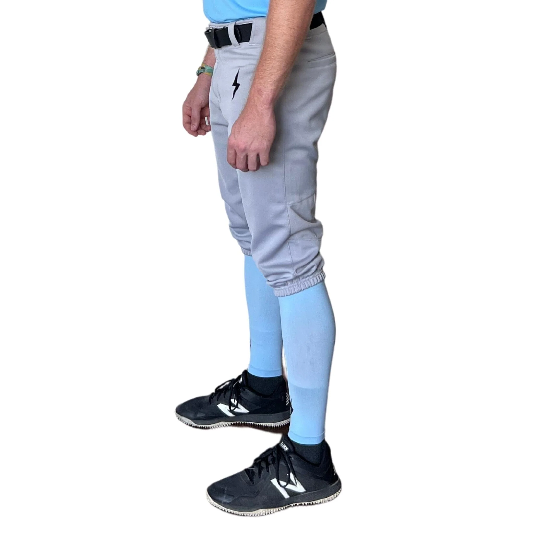 BRUCE BOLT Premium Pro Baseball Knicker - GREY - LLBeanoutlets