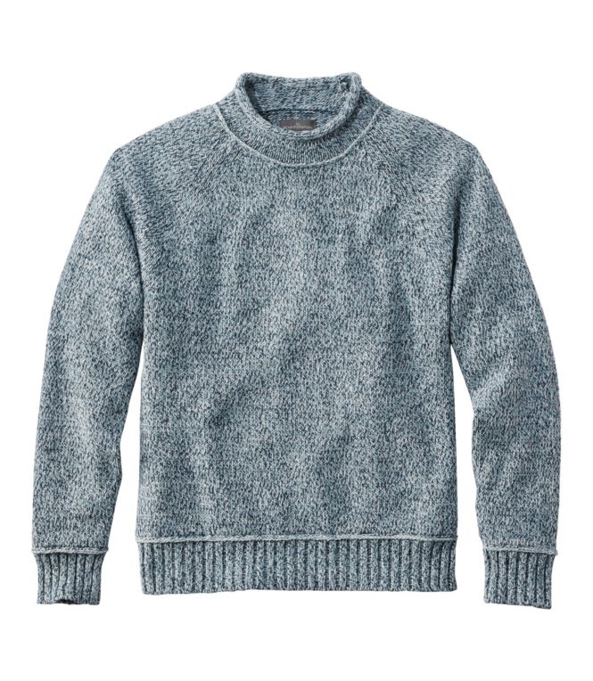 Men's Signature Organic Cotton Rollneck Sweater - LLBeanoutlets