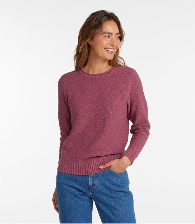 Women's Midweight Cotton Slub Rollneck Pullover - LLBeanoutlets