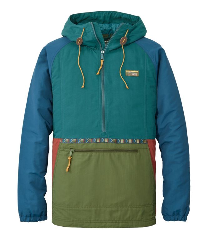 Men's Mountain Classic Insulated Anorak, Multi-Color - LLBeanoutlets