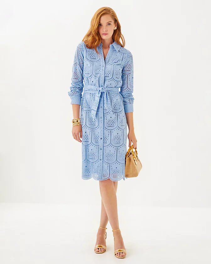 Eira Midi Shirtdress - LLBeanoutlets