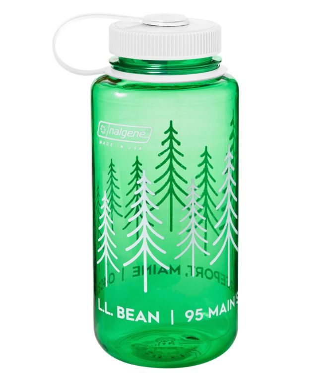 Nalgene Sustain Wide Mouth Water Bottle with L.L.Bean Print, 32 oz. - LLBeanoutlets