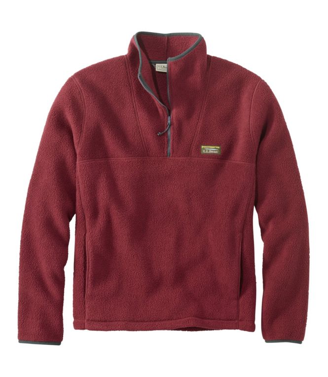 Men's Katahdin Fleece Pullover - LLBeanoutlets