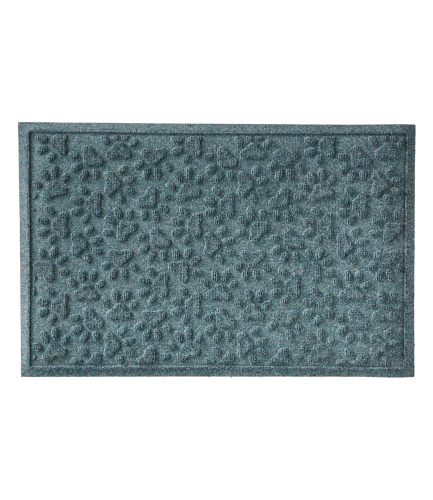 Recycled Waterhog Dog Mat, Scattered Paws - LLBeanoutlets